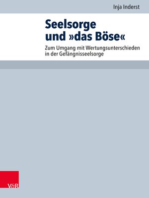 cover image of Seelsorge und »das Böse«